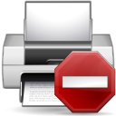status printer error icon