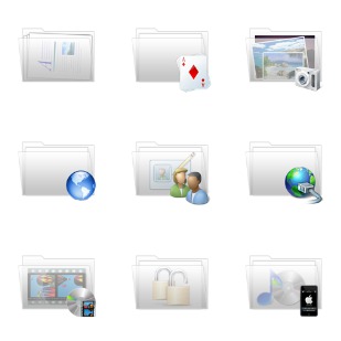 Clarity Folder icon sets preview