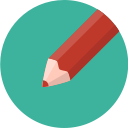 pencil, pen, write, document, edit icon