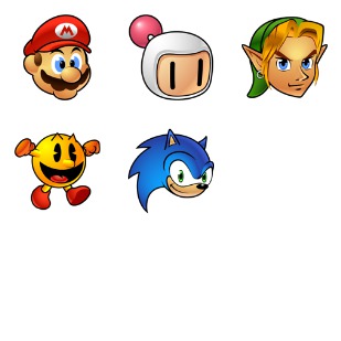 Game Stars icon sets preview
