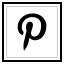 media, pinterest, social, logo icon