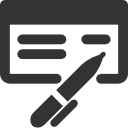 Payment Methods Check book icon