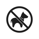 prohibition, warning, dog, prohibiting sign, prohibition sign, interdiction, impossible icon