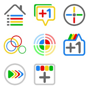 Google Plus Minik icon sets preview