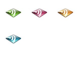 RSS Feeds Posh icon sets preview