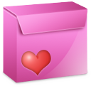 box,heart icon