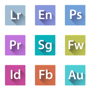 Flats Adobe CS 6 icon sets preview