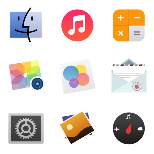 Sevenesque icon sets preview