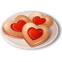 Cookies Hearts icon