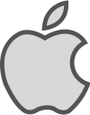 network, social, apple, brand, logo icon