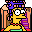 folder marge in curlers icon