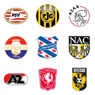 Dutch Football Club icon sets preview