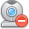 webcam, delete icon