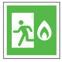 emergency, code, sign, flame, sos, fire, exit icon