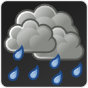 Rain, Scattered, Showers, Weather icon