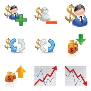 Currency trading (Forex) icon pack icon sets preview