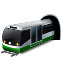 Green, Subwaytrain icon