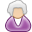 citizen, female, senior icon