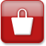 shopping, redstyle icon