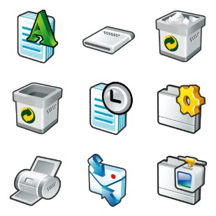 Smooth Metal icon sets preview