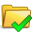 accept, folder, closed icon