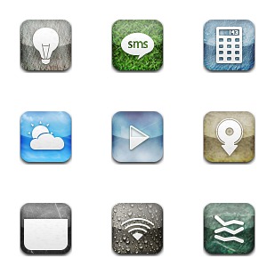 Chalkwork iPhone & iPod Touch Mini-Set V1.3 icon sets preview