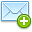 envelop, add, email, message, mail, plus, letter icon