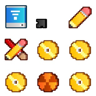 Arcade Daze System icon sets preview