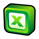 microsoft, excel, office icon