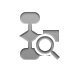 flowchart, zoom icon