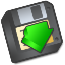 Save to floppy or save as icon