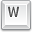 key, w icon