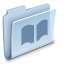 folder, library icon