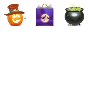 Halloween icon sets preview
