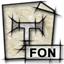 gnome, font, application, fon, mime icon