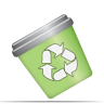 garbage, recycle bin, trash icon