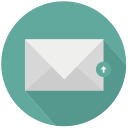 new, mail, upload icon