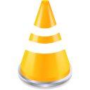 vlc, cone, traffic icon
