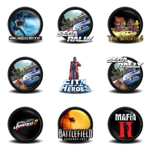 Mega Games Pack 05 icon sets preview