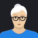 avatar, woman, old, female, mature, grandmother, person icon
