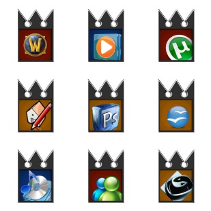 Kingdom Hearts icon sets preview