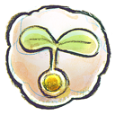 seed, flower icon