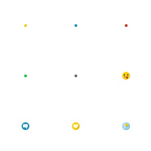 Circular icon sets preview