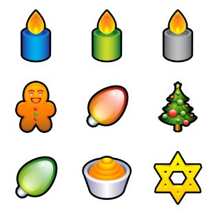 Christmas XP icon sets preview