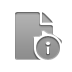 file, transfer, info icon