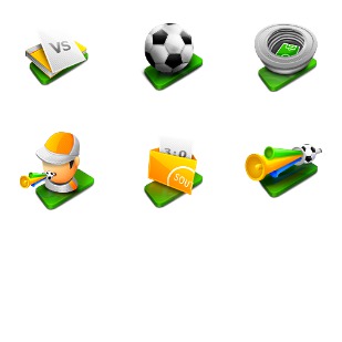 Soccer icon sets preview