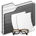 folder, document, black, file, paper icon