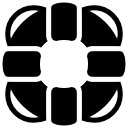 help, filled icon