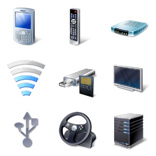 Vista Hardware Devices icon sets preview