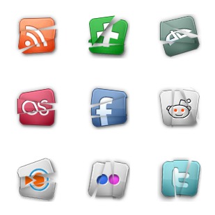 Broken Social icon sets preview
